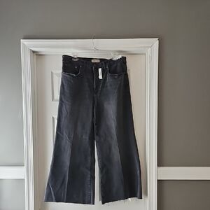 NWT Madewell Women's Dark Gray Flare Jeans
